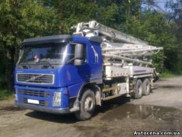 Volvo Фургон: автобетононасос стрела 37 метров