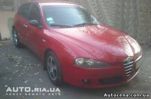 Авто продажа Alfa Romeo: Alfa Romeo 147 2006  129 504 грн. по курсу НБУ €7 893 / $10 000