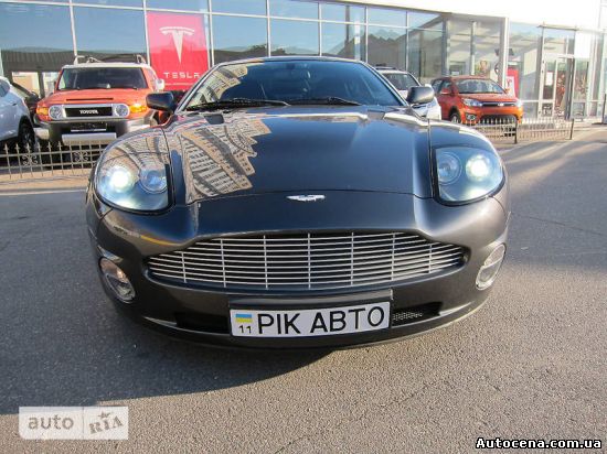Автомобили Aston Martin: Aston Martin Vanquish V12 6.0i 2004 онлайн