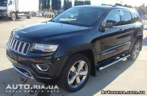 Авто продажа Jeep: Jeep Grand Cherokee Overland 2013  923 713 грн. по курсу НБУ €56 300 / $71 327