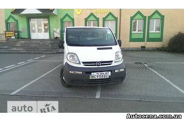 Автомобили Opel: Opel Vivaro груз. 2003 онлайн